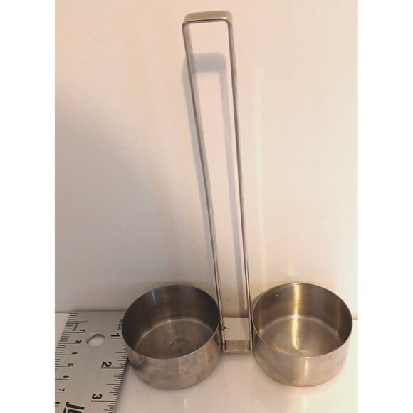 Vintage Stainless Steel 18/8 Taper /Thin Candle Holder & Oil Vinager Holder Lot - Picture 11 of 13